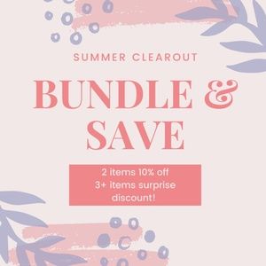 SUMMER CLEAROUT! Visit my closet and save!